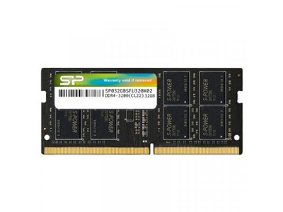 SILICON POWER SODIMM, DDR4, 32GB, 3200MHz (SP032GBSFU320X02)