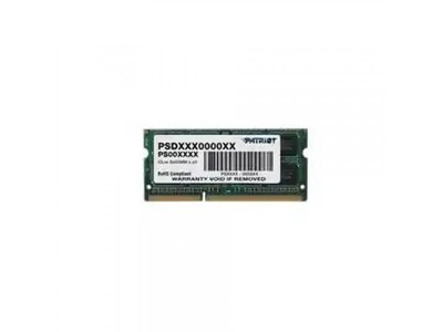 PATRIOT SODIMM DDR3 4GB 1333MHZ Signature PSD34G13332S