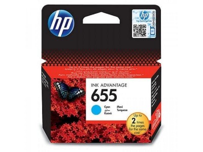 HP No.655Cyan Ink Cartridge CZ110AE
